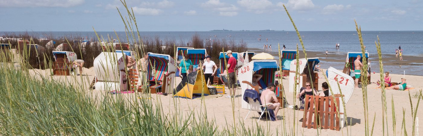 Am Strand von Cuxhaven