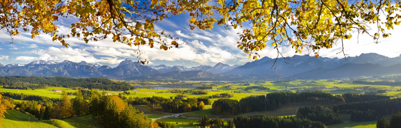 Landschaft im Allgäu bei Füssen